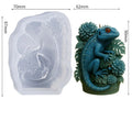 3D Lizard Silicone Candle Mold DIY Aromatherapy Soap Resin Casting