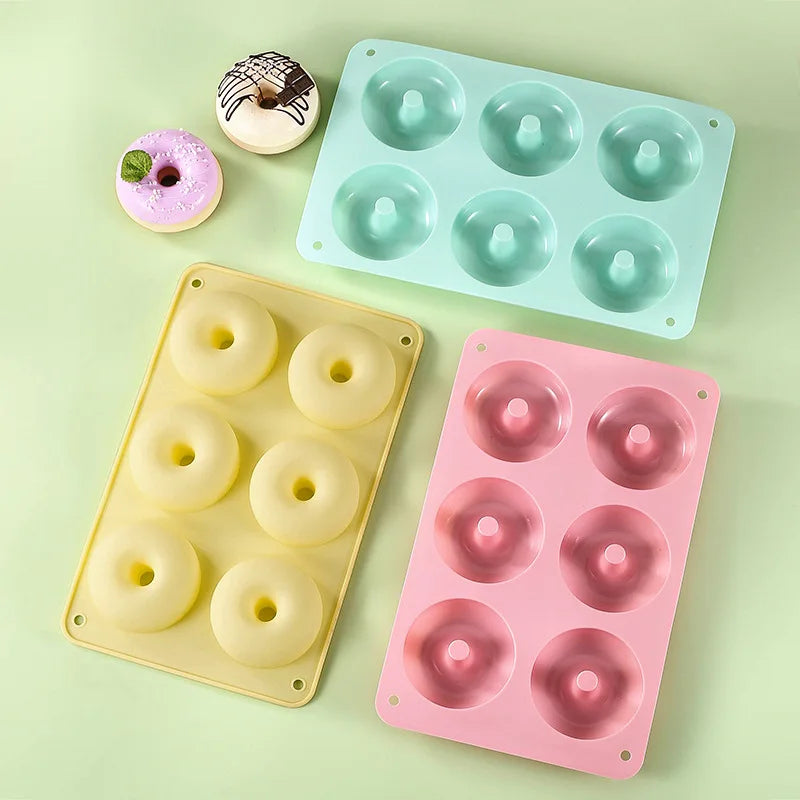 Food Grade Silicone Donut & Macaron Mold | Cookie Baking Tool