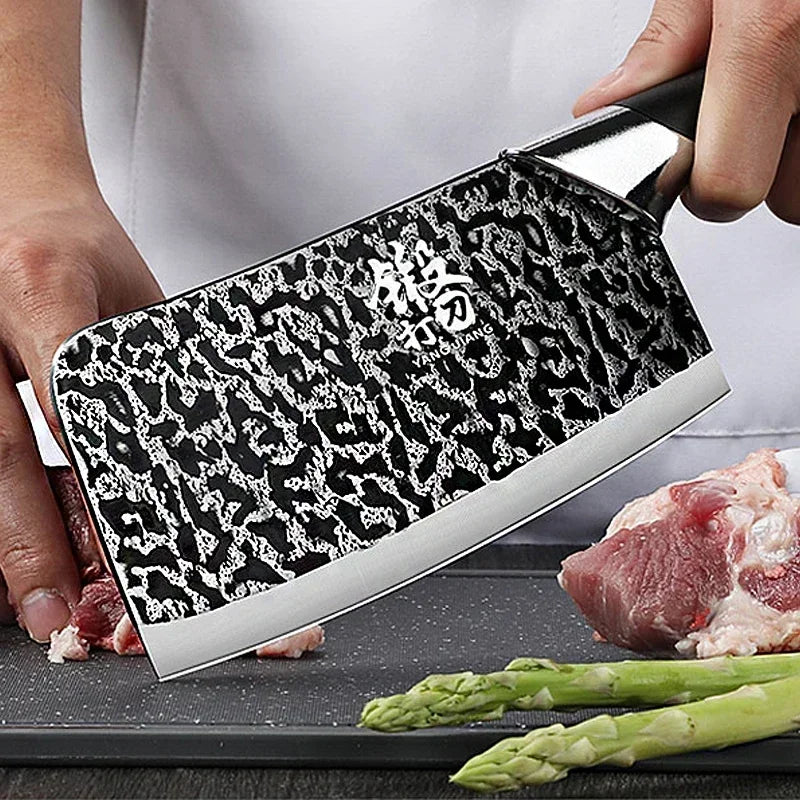 PLYS 4-Piece Stainless Steel Kitchen Knife Set with Covers