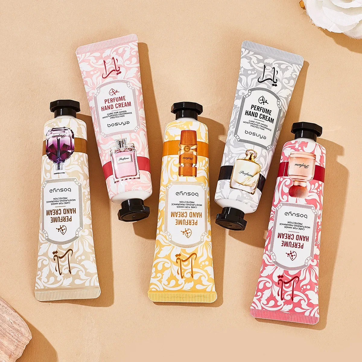 YOUNGCOME 5-Piece Plant Hand Cream Gift Set – Moisturizing