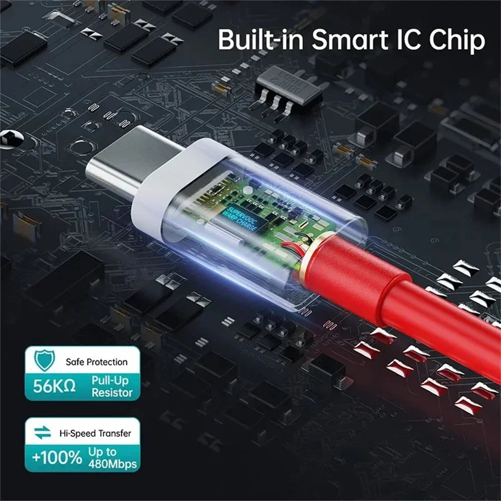 6A USB-C to USB-C Fast Charging Cable 65W | PD3.0 SuperVOOC