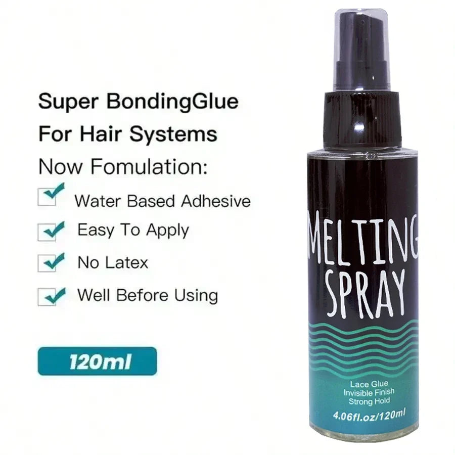 Lace Melting Spray & Adhesive Remover Set – Strong Waterproof Hold