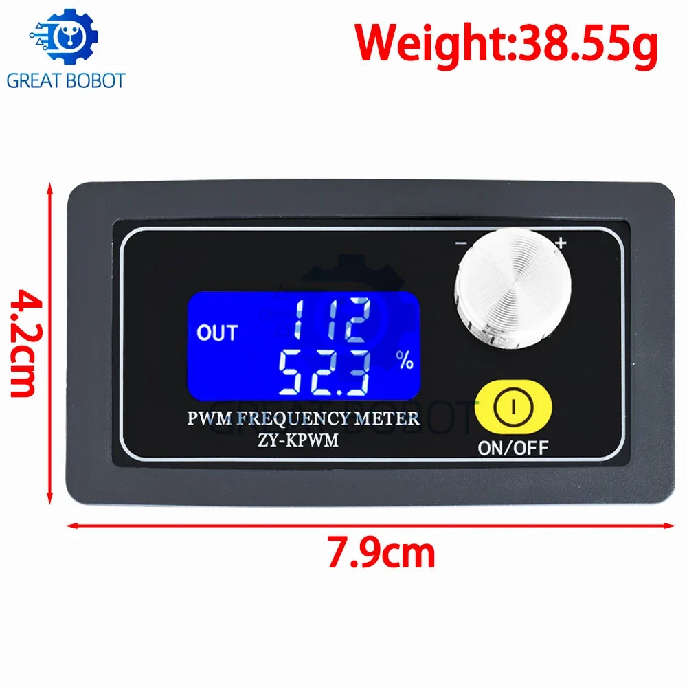 Dual Channel PWM Signal Generator – Adjustable Frequency & Duty