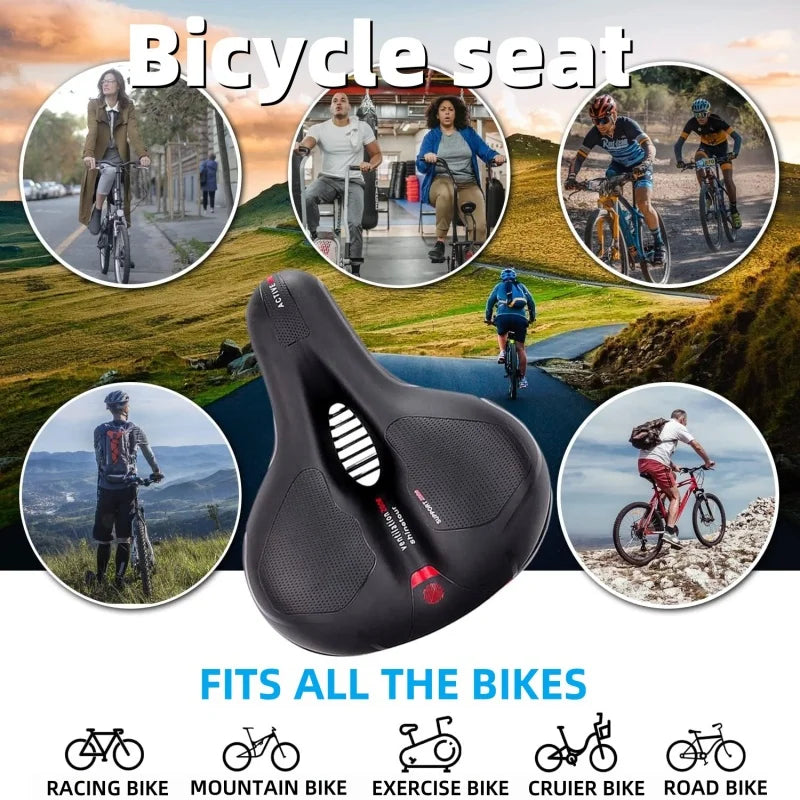 Men's Hollow Ergonomic Bike Saddle – MTB & Road Bicycle Seat