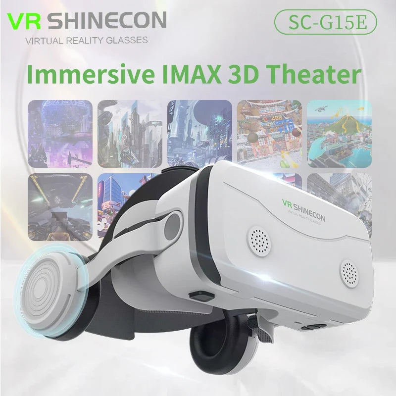 AyeBeau VR Headset 3D Glasses for Smartphones | Shinecon G15E