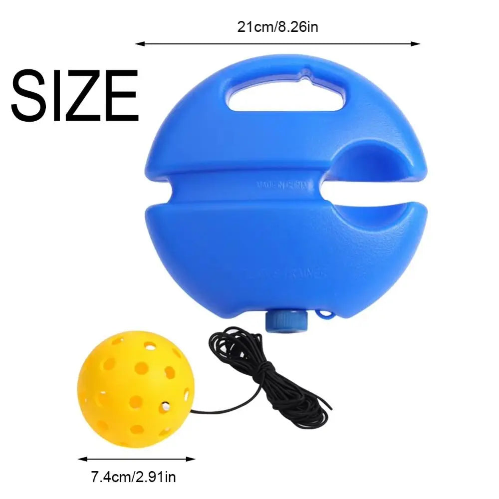 Pickleball Trainer Set – Water-Fillable Base & Elastic Rope