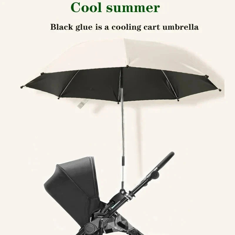 Baby Stroller Sunshade Canopy – 360° UV & Rain Cover