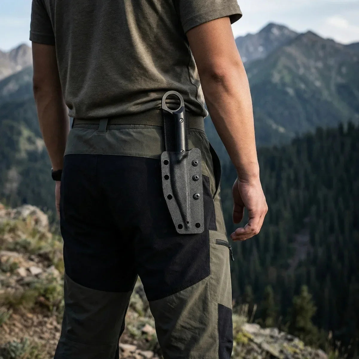 G10 Fixed Blade Knife – 440C Steel Camping & Survival + Sheath