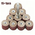 Flap Wheel Disc Sanding Drill Abrasive Sandpaper 80-600Grit Polishing