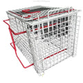 White Stainless Steel Cat Restraint Bathing Cage | Model C01