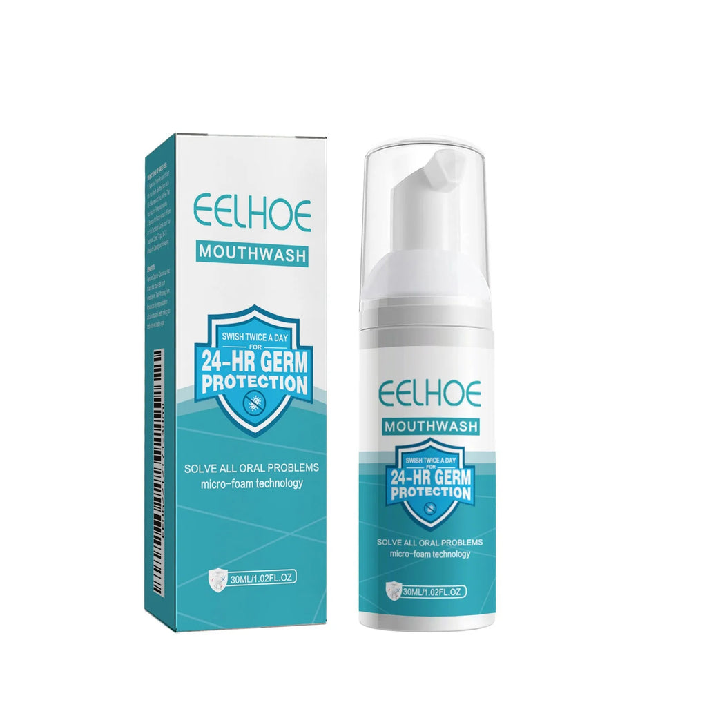 EELHOE Foam Mouthwash – Fresh Breath, Plaque & Gum Care 30ml