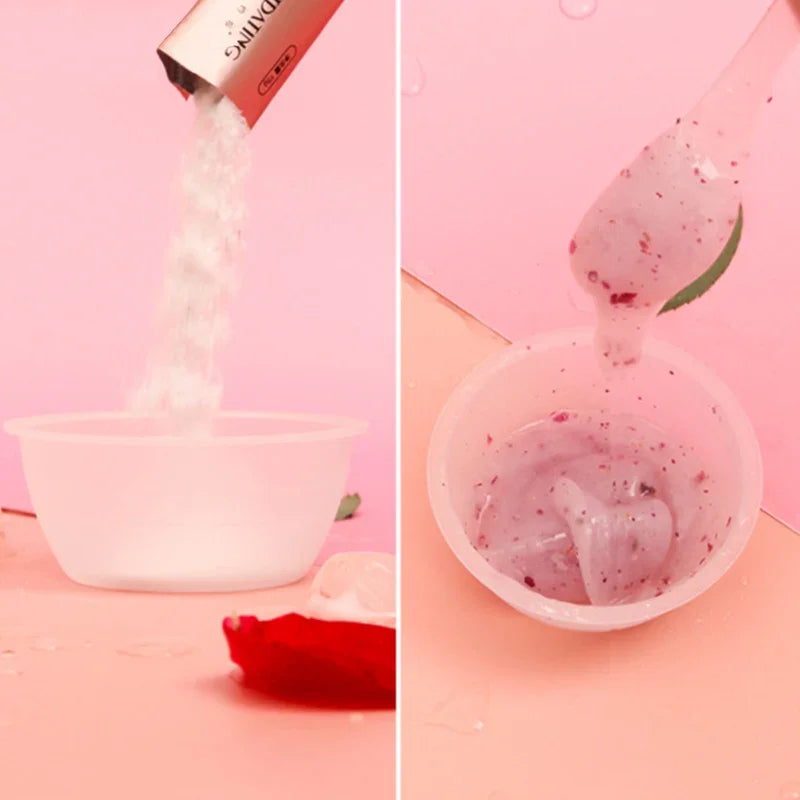 Rose Collagen Hydro Jelly Mask Powder – DIY Peel-Off Face Mask