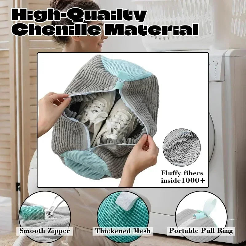 Shoe Laundry Bag – Reusable Mesh Sneaker Washing Net