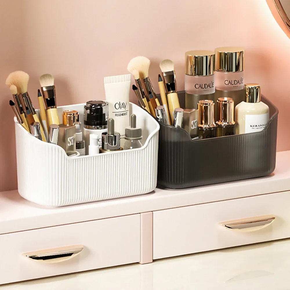 Desktop Cosmetics Storage Box Toiletries Cotton Swab Container