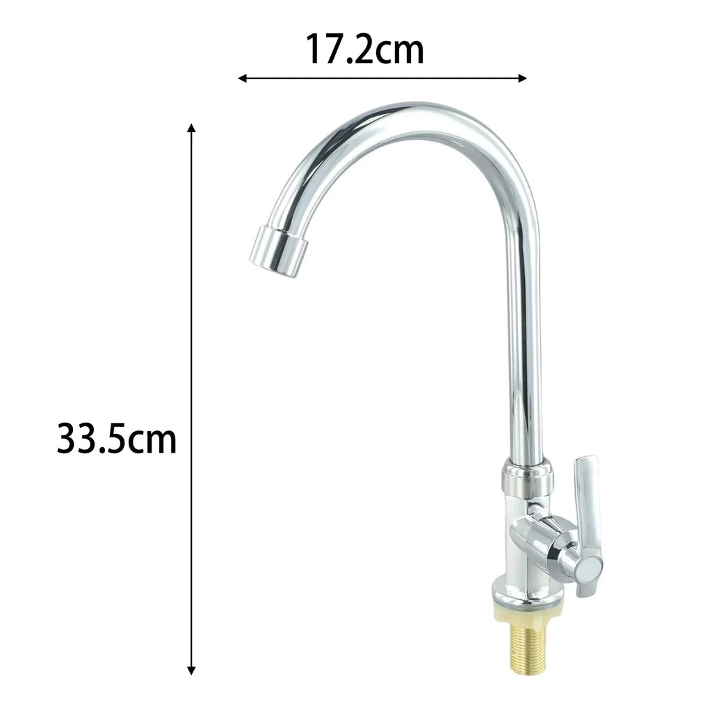Single Lever Cold Water Kitchen Sink Faucet | Deck Mounted Tap