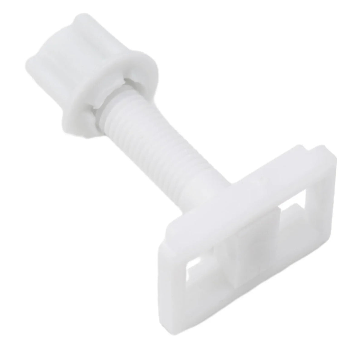 Toilet Seat White Hinges Full Bolts Screws Bathroom Repair Kits Tools