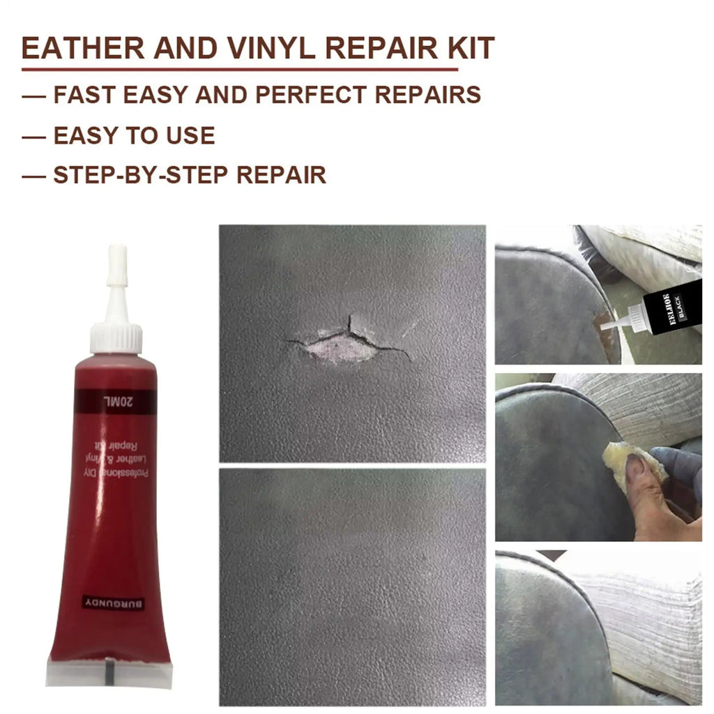 20ml Leather Repair Gel – Color Restore Paste for Cars & More