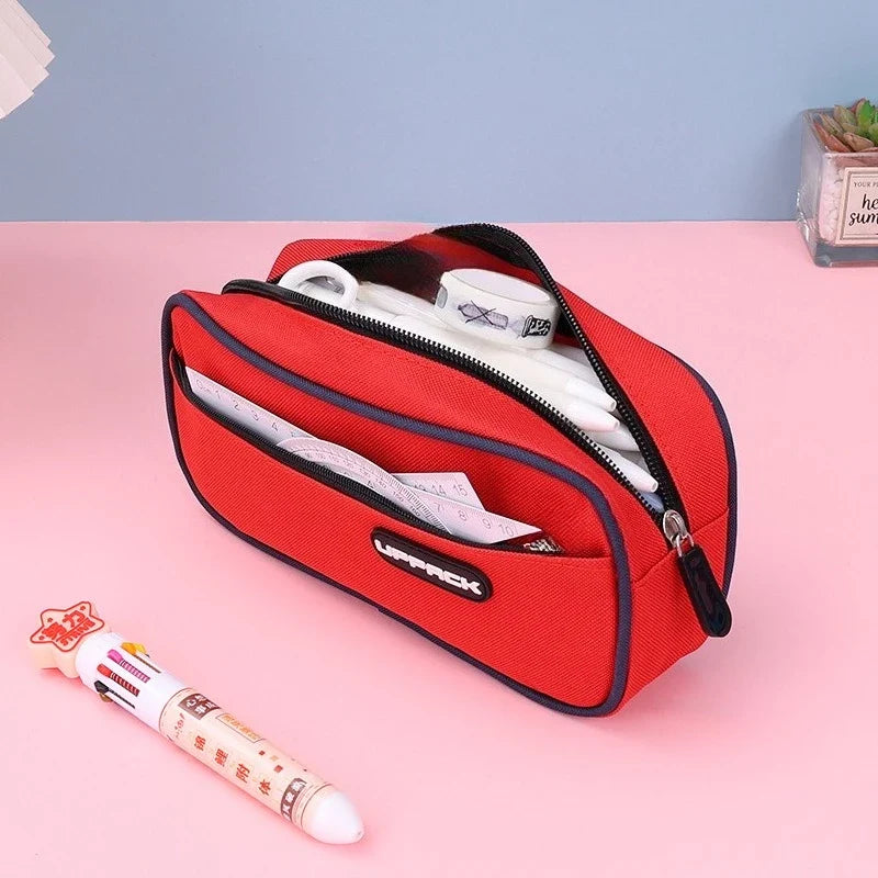 Kawaii Pencil Case Large Cute Pen Bag Kids School Supplies
