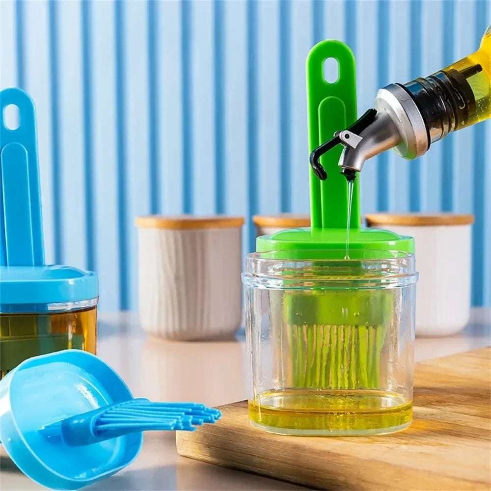 BBQ Basting Brush | Silicone Oil Grill Brush for Outdoor Cooking