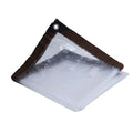 Clear Waterproof Tarp – Transparent PE Tarpaulin with Grommets