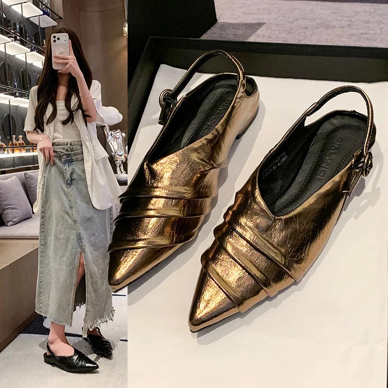 Women's Flat Lace-Up Boat Shoes – Elegant Casual Dress Flats