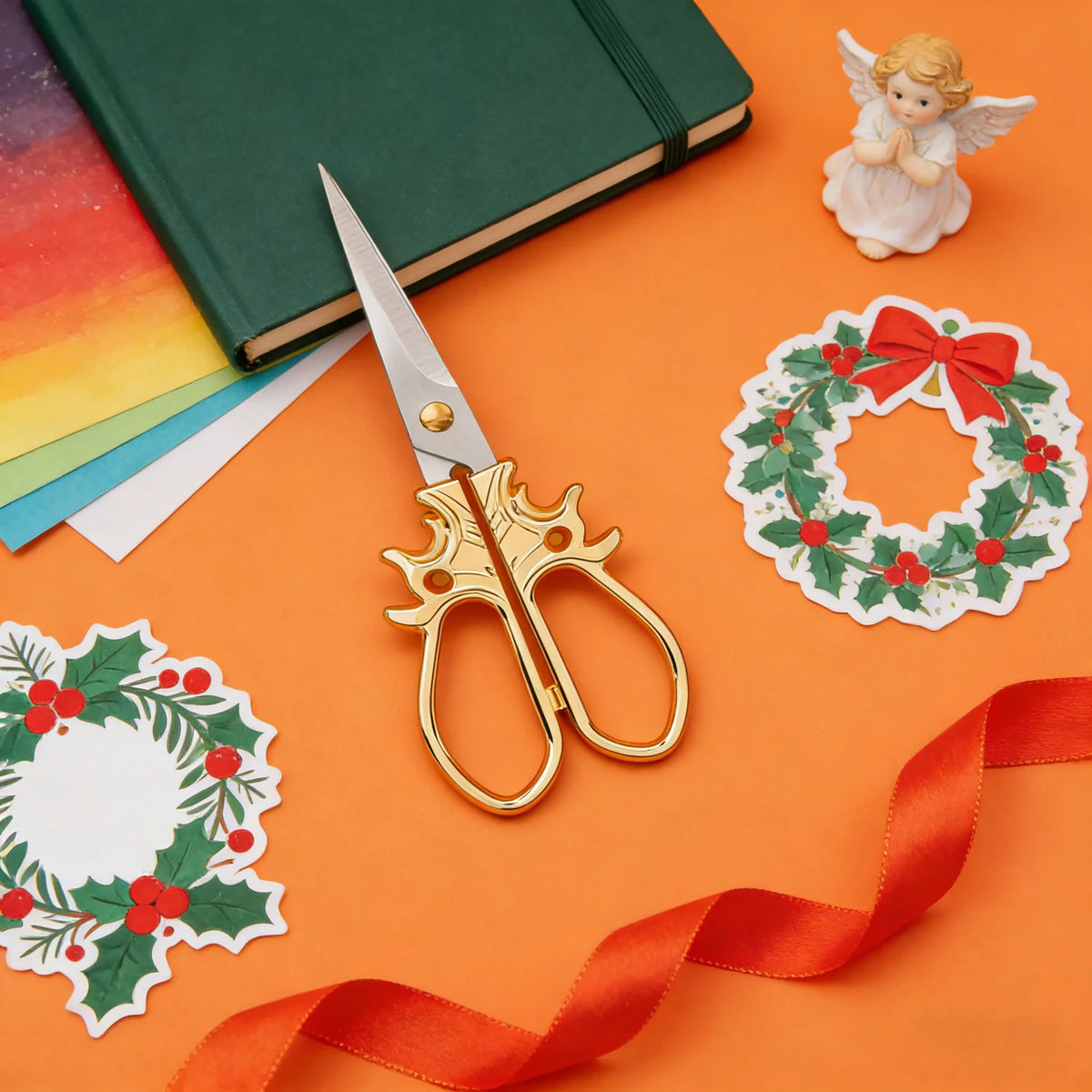Folding Craft Knife & Embroidery Scissors – Vintage DIY Tool