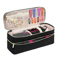 Double-layer Travel All-in-one Hair Dryer Storage Bag Curling Wand