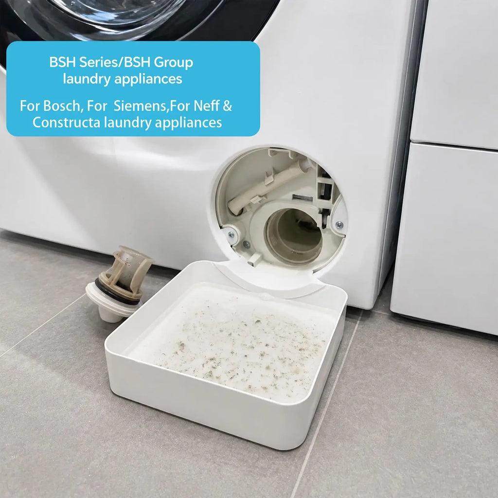Washer Drain Pan with Lint Filter – Front Load Drip Tray