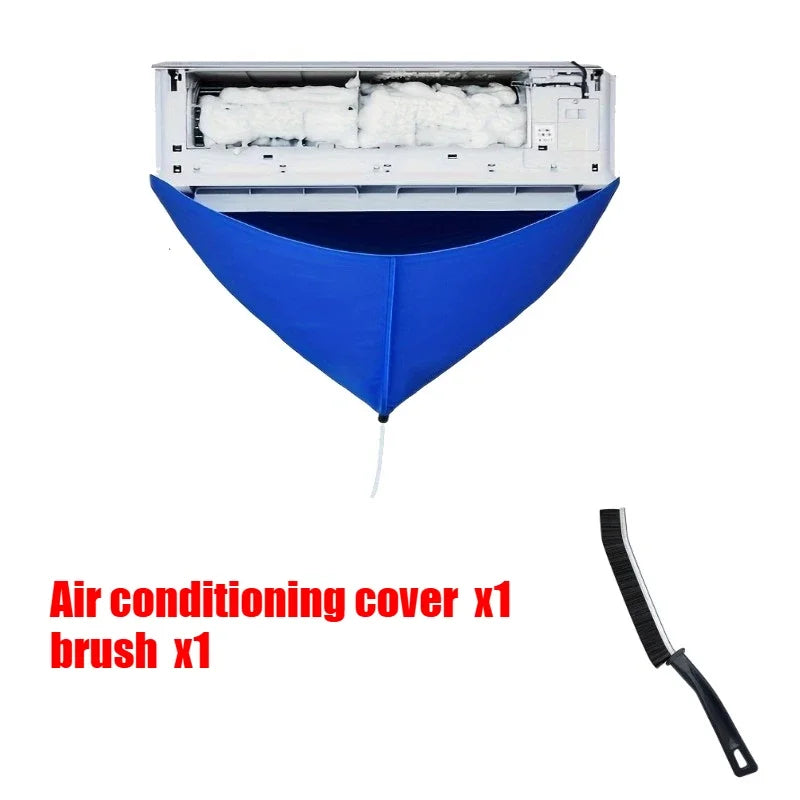 100cm PVC Air Conditioner Cleaning Cover Bag with Drain Pipe