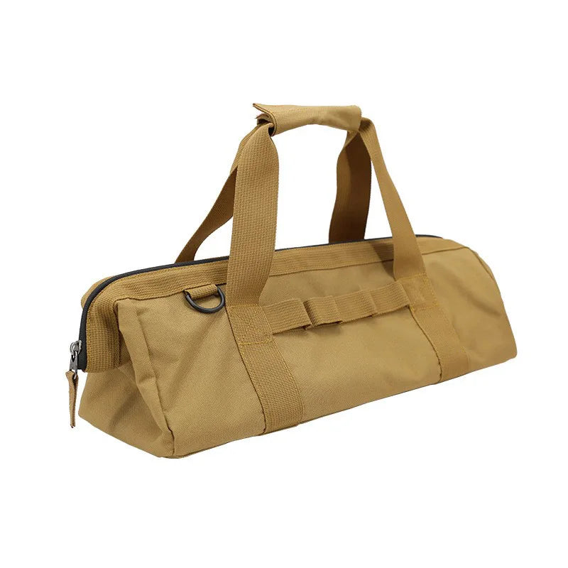 Multifunctional Outdoor Camping Tool Bag Large Capacity Wide Mouth
