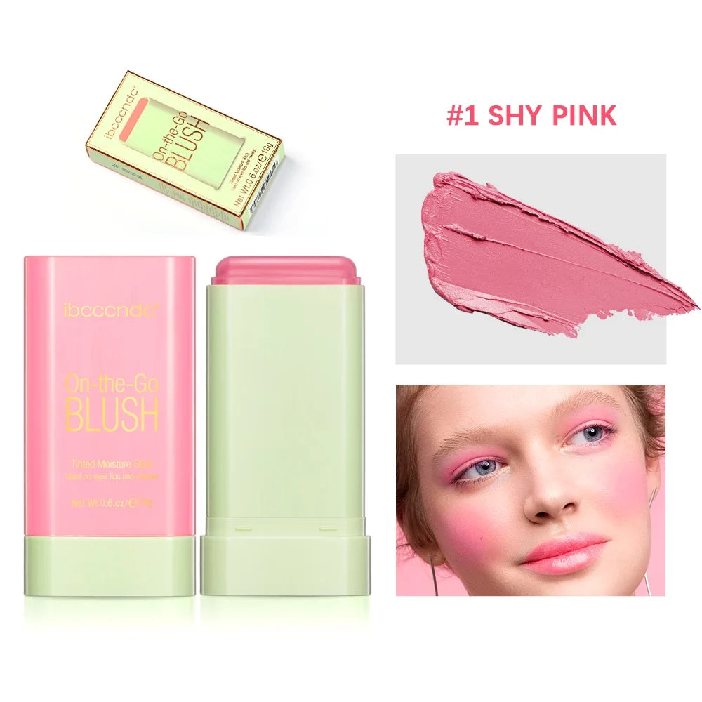 ibcccndc Cream Blush Stick – Waterproof Multi-Use Blusher