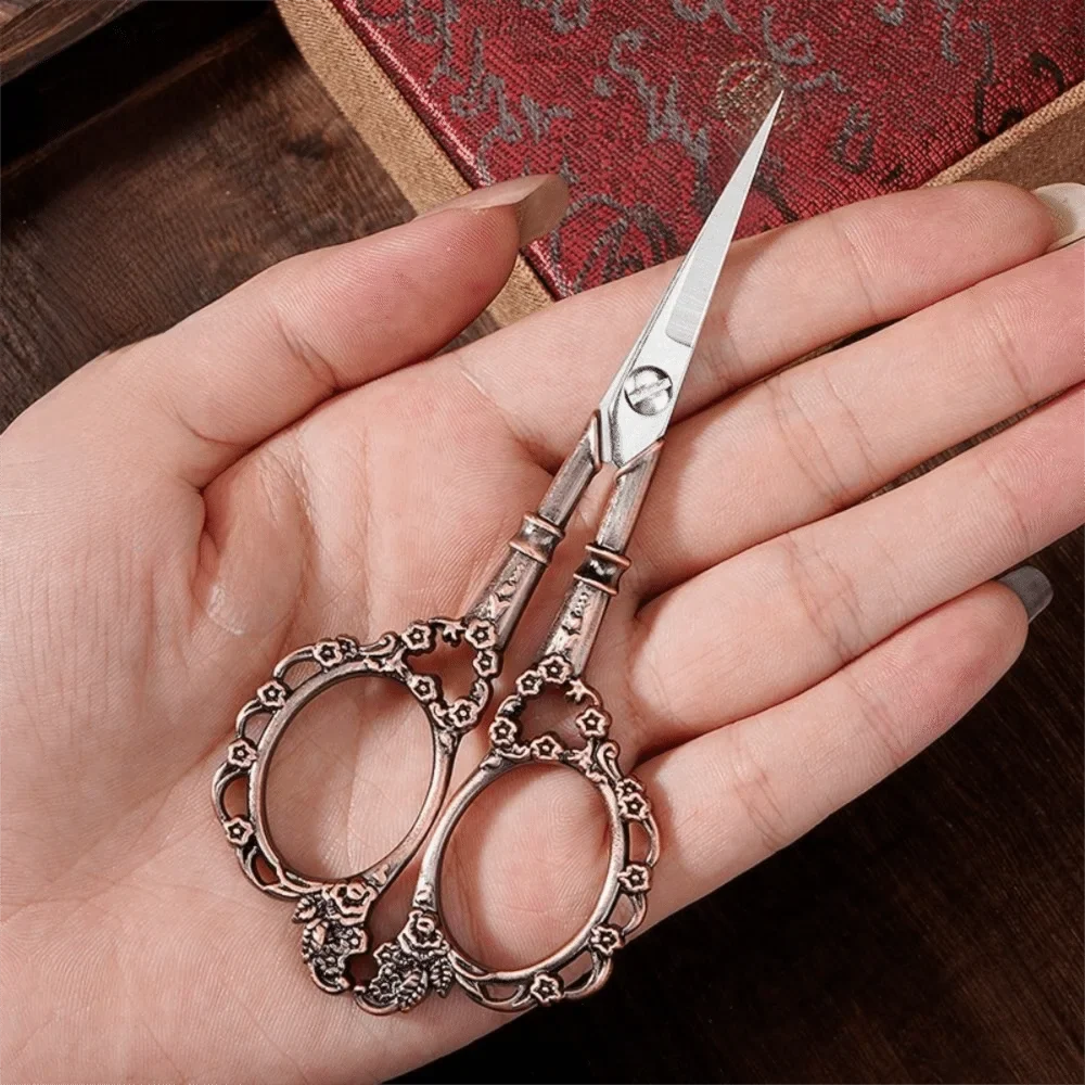 Retro Stainless Steel Tailor Scissors | Sharp Thread Cutter