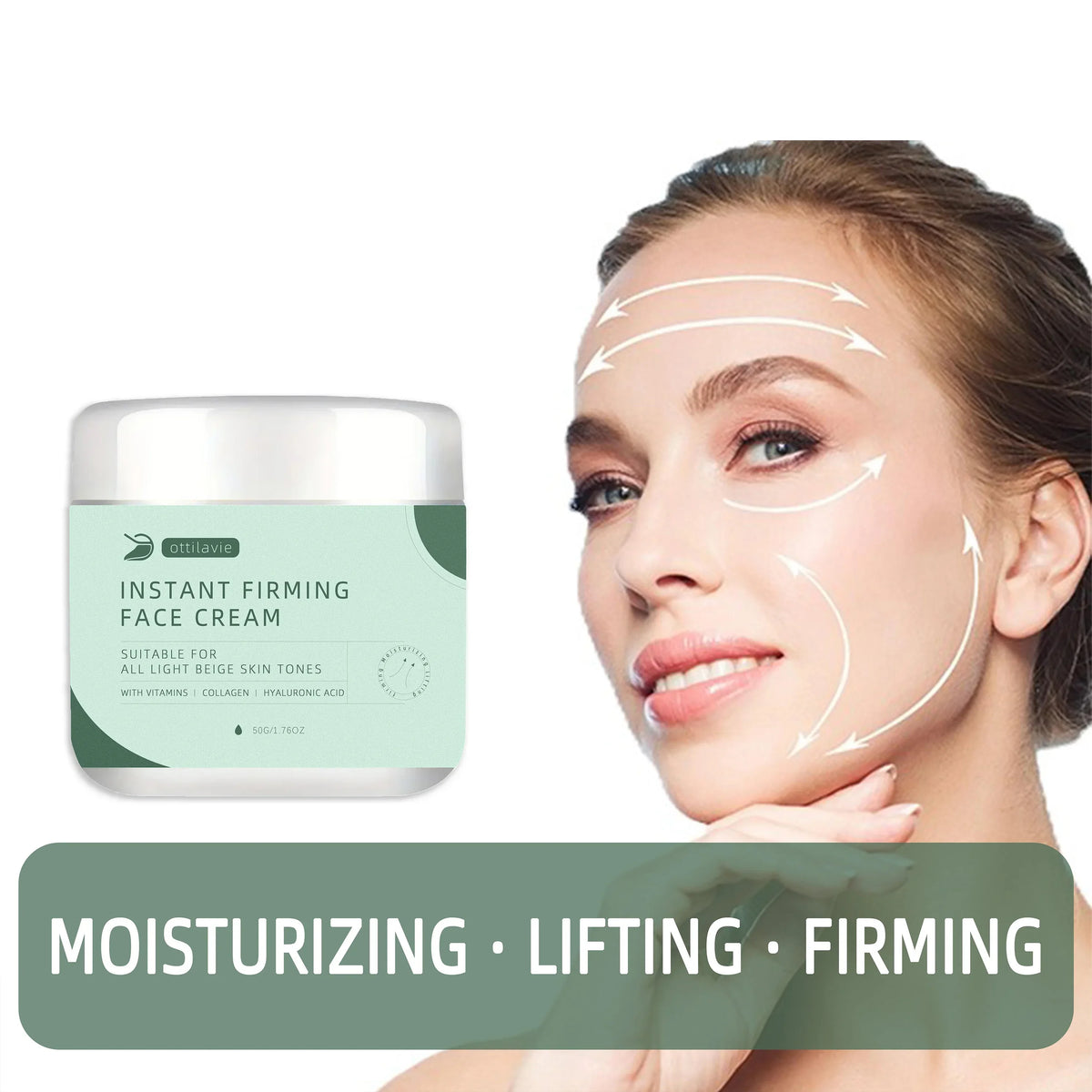 Ottilavie Instant Firming Face Cream – Hydrates & Tightens