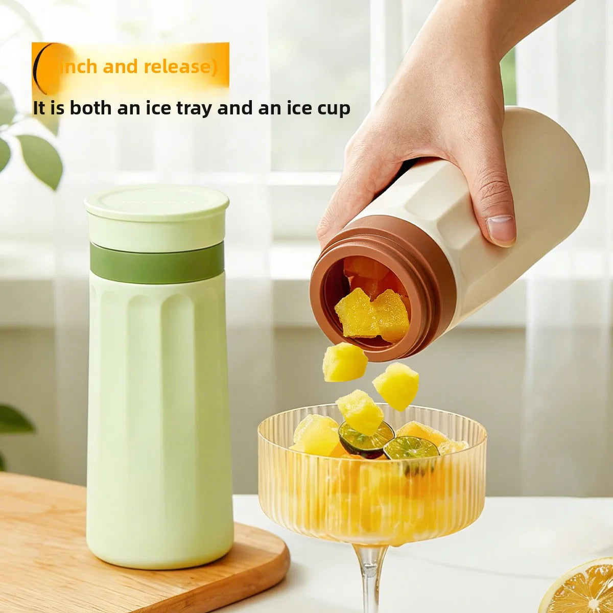 Squeeze Silicone Ice Cup Maker | Push Pop Ice Mold Drink Cup