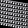 22 Yards White Pom Pom Ball Fringe Trim – 10mm Tassel Lace