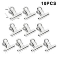 10-Pack Stainless Steel Food Bag Sealing Clips – Airtight & Reusable
