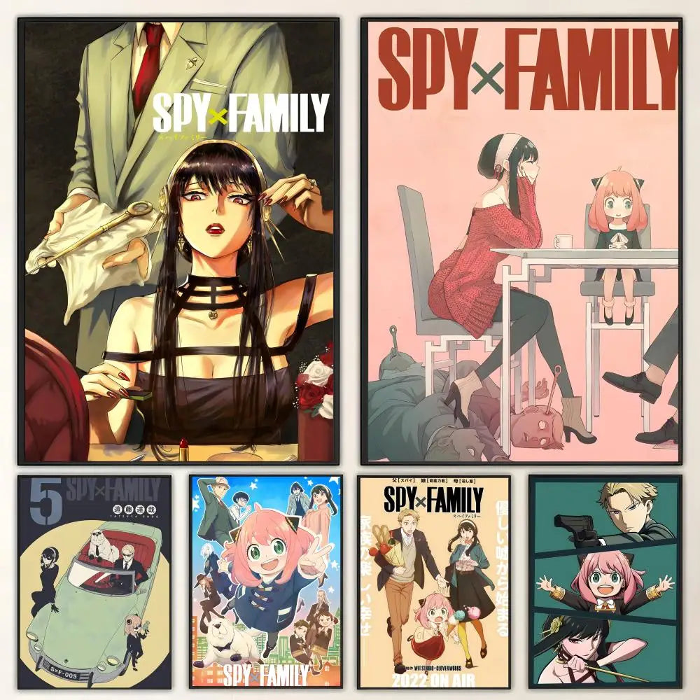 Spy x Family Anime Poster – HD Waterproof Wall Art Decor