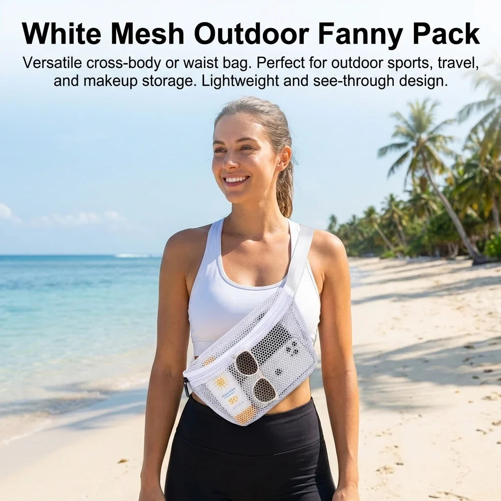 Outdoor Waist Bag – Portable Multi-Pocket Travel Cosmetic Bag