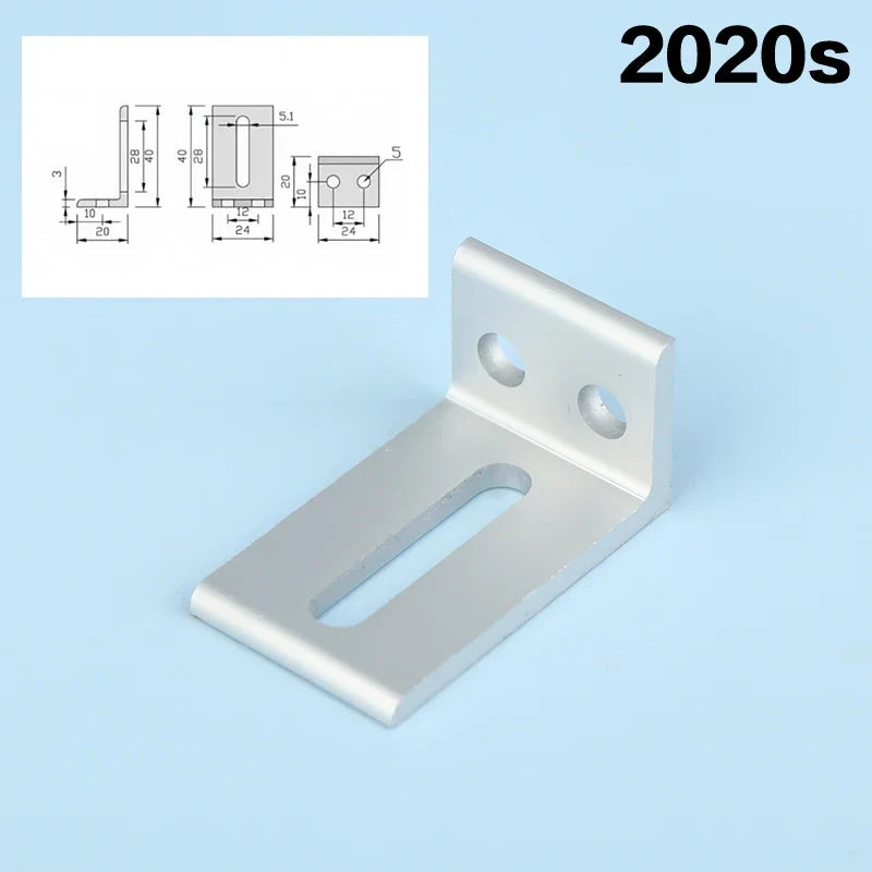1 Aluminum Profile Frame Support Brackets Layer Plate Outer Side