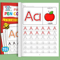 26 Alphabet Practicing Uppercase Lowercase Letters English Coloring