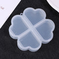 Four-Leaf Clover 4-Grid Portable Pill Organizer Box