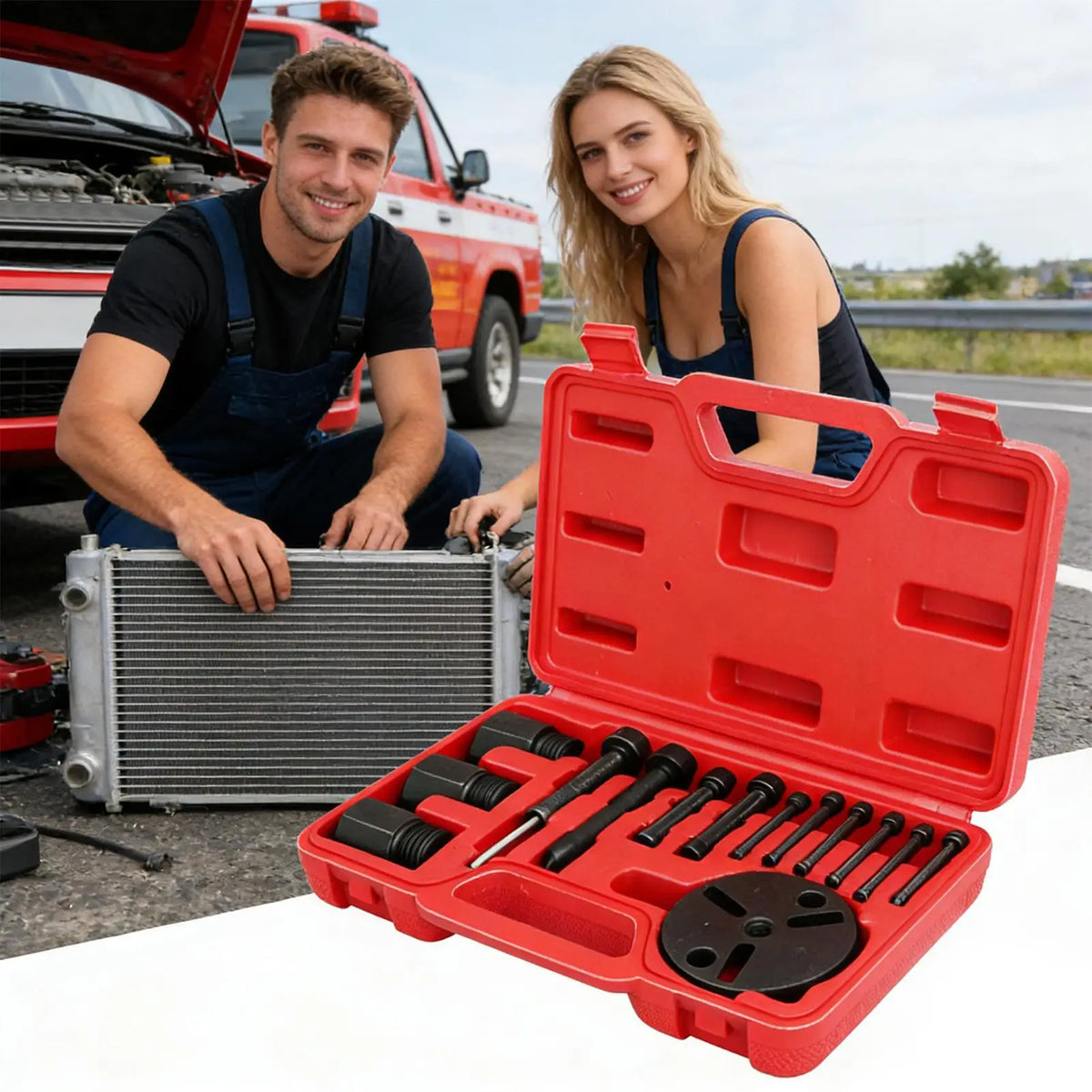 Car Air Conditioning Installation AC Clutch Puller Maintenance Tool