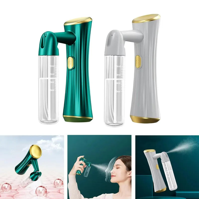 Handheld Facial Steamer – Portable Nano Mist Sprayer | Deep Hydration