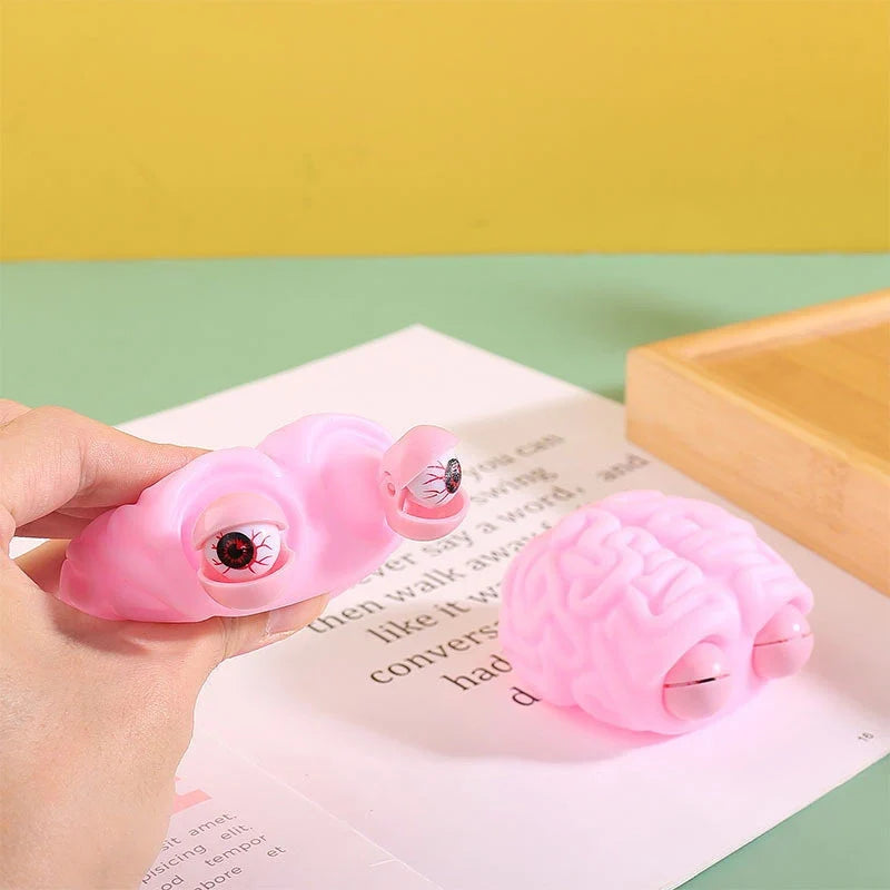 Anti Stress Flippy Brain Squishy Eye Popping Squeeze Fidget Toy Cool