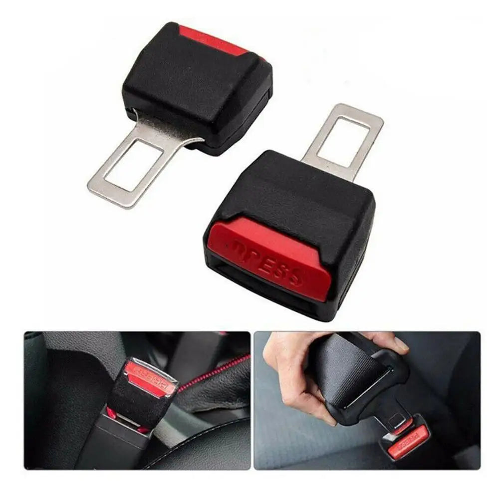 2-Pack Car Seat Belt Extender Clip Safety Buckle Insert
