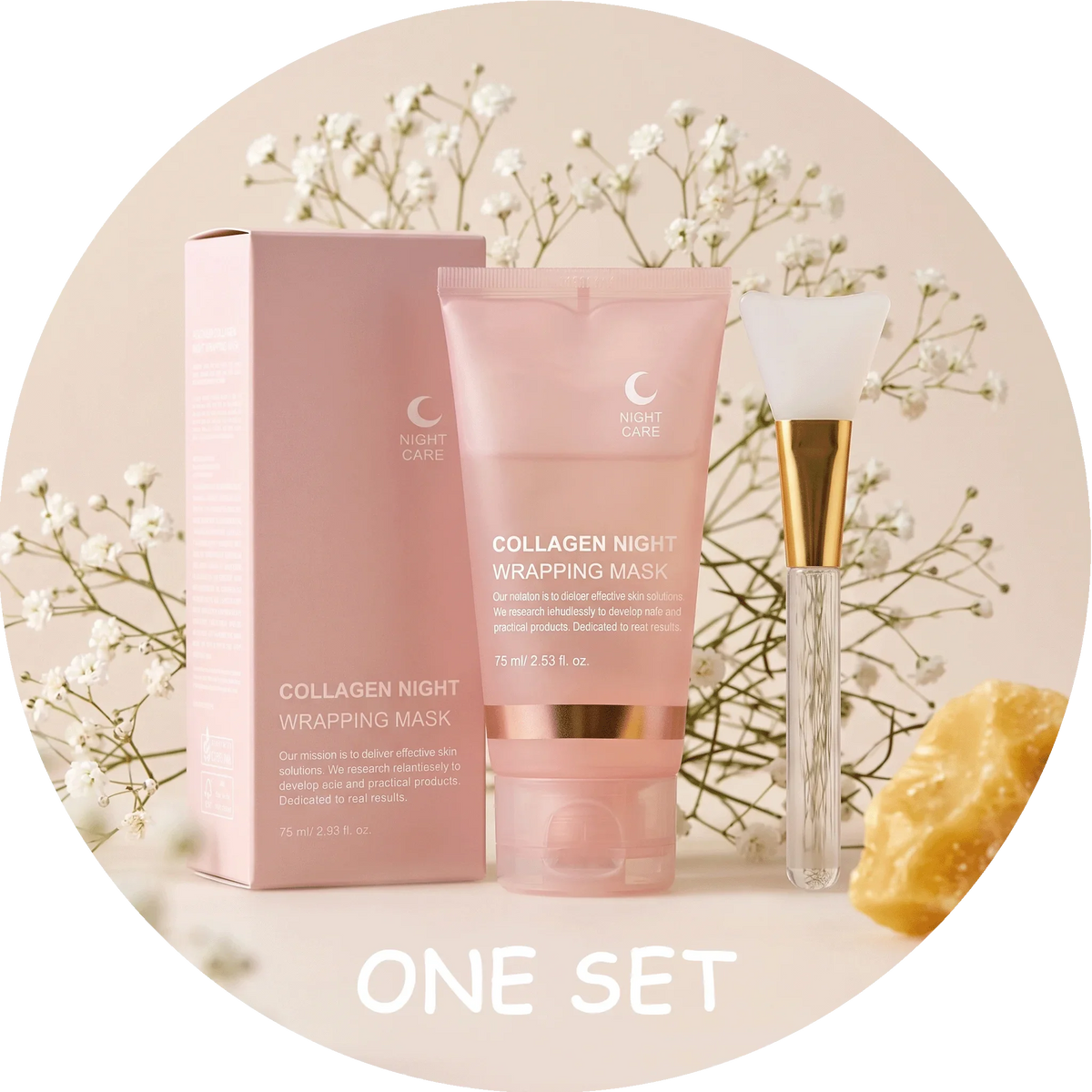 Collagen Peel-Off Facial Mask – Hydrating Anti-Aging Night Mask