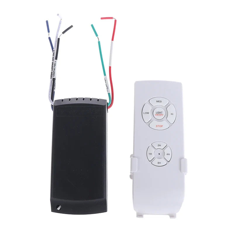 Universal Ceiling Fan Remote Control Kit – Speed & Timer