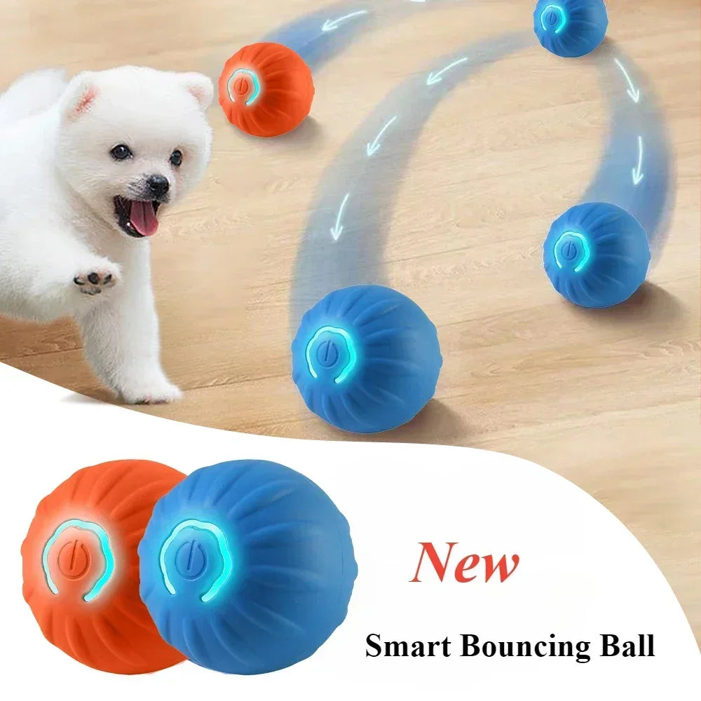 Smart Interactive Bouncing Ball Toy for Dogs & Cats
