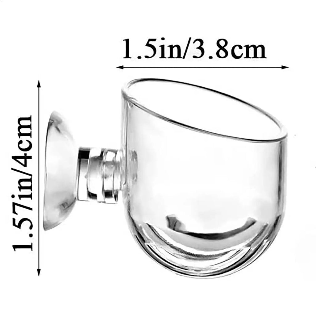 Suction Cup Plant Holder Clear Acrylic Aquatic Pot Propagation