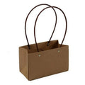 Flower Paper Box Bucket PVC Florist Packaging 22x11x10cm Wrapping